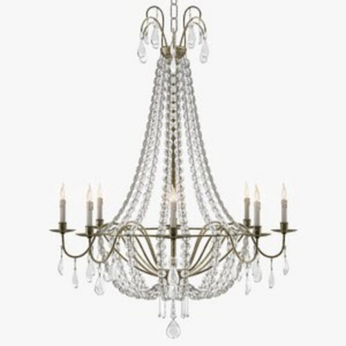 Antique And Crystal Mixed Modern Chandelier
